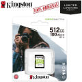 Kingston Genuine Canvas Select Plus SD Memory Card Class 10 SDHC SDXC UHS-1 32GB 64GB 128GB 256GB 512GB SD Memory Card. 