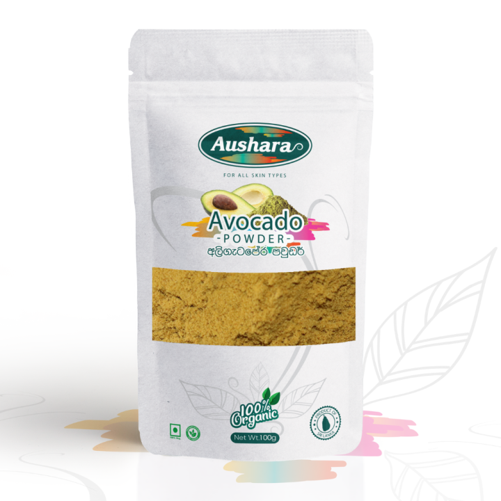 AUSHARA Pure Avocado Powder 100g - Rich in Nutrients and Health Benefits