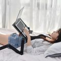 Adjustable Computer Table Folding Laptop Notebook Stand Lazy Aluminum Alloy Bed Table. 
