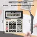14-Digit Desktop Calculator Solar Battery Dual Power Large LCD Display Big Sensitive Button with Check & Correct Function for Office School Business Desk. 