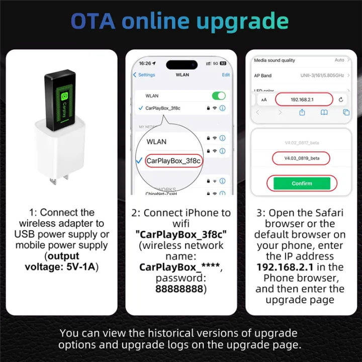 Wireless%20Carplay%20Adapter%20for%20IOS,%20Upgrade%20USB%20CarPlay%20Wireless%20Stick%20-%20Image%203