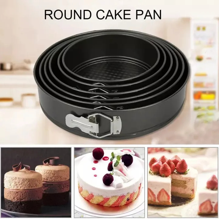 Round%20Shaped%20Spring%20Form%20Cake%20Baking%20Pan/Mould/Tray%20-%205%20Pcs%20%205%20Pcs%20Kitchen%20Cake%20Baking%20Pan%20Round%20Shape%20Non-Stick%20Cake%20Mold%20Steel%20Pan%20Set%20Removable%20Bottom%20Cake%20Decorating%20Tools%20-%20Image%204