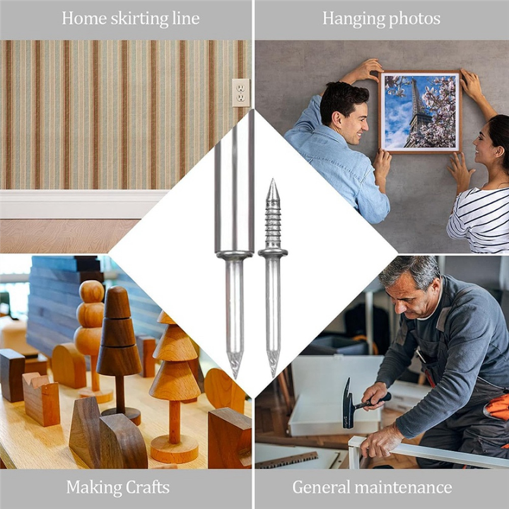 Skirting%20Board%20Wood%20100PCS%20Double-Head%20Skirting%20Thread%20Seamless%20Nail%20No%20Trace%20Nails%20Sheep%20Horn%20Nails%20Durable%20Silver%20-%20Image%205