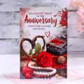 Signature Anniversary Card for Couple. 