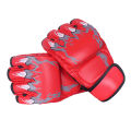 FG 1 Pair Professional Adult Boxing Half Finger Gloves Sanda Taekwondo Fitness Thicken Training Equipment. 