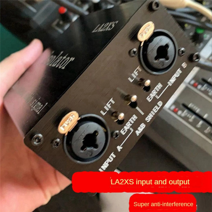 1Pcs%20Audio%20Isolator%20Noise%20Reduction%20Filter%20Eliminates%20Current%20Noise%20Dual-Channel%206.5%20XLR%20Mixer%20Audio%20Isolator%20LA2XS%20-%20Image%204