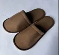【WEJA】1pair Unisex Slippers Hotel Travel Spa Portable Slippers Disposable Home Guest Indoor Cotton Fabric Slipper. 
