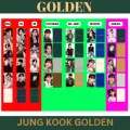 Nightmaree BTSs BTS JUNG KOOK Jungkook GOLDEN album SOLO collection photo card peripheral postcards. 