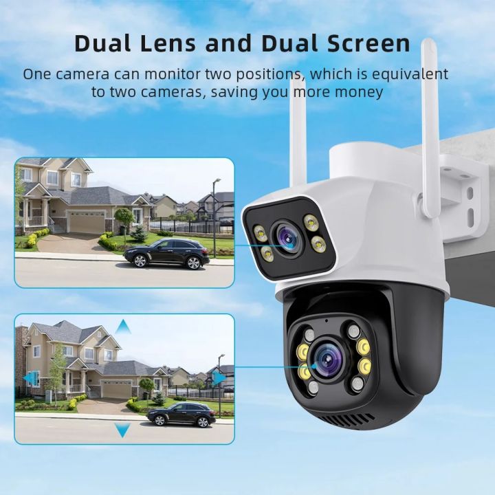 Wifi%20Surveillance%20Cameras%203K%20Waterproof%20Outdoor%20Wireless%20Security%20Camera%20Dual%20Lens%20Security-Protection%20ICsee%20IP%20Camera%20AI%20Track%20-%20Image%202