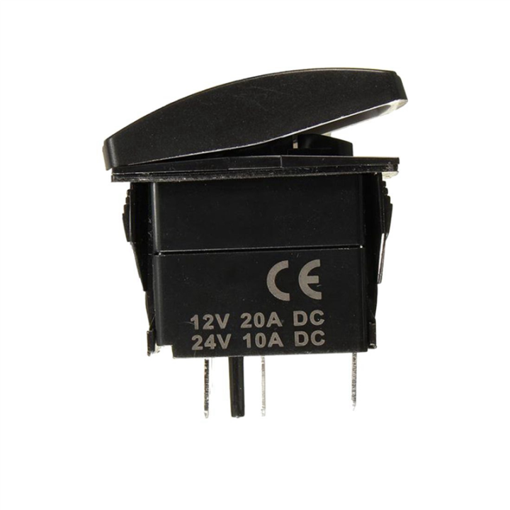 BRADOO%202X%20Momentary%20Car%20Boat%20Marine%20LED%20Light%20Horn%20Bell%20Laser%20Rocker%20Switch%2012V%2024V%20Red%20-%20Image%202