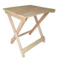 Foldable wooden table kids and elders furniture Simple Study Table portable outdoor household travelling solid treated rubber wood table. 