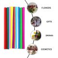 12 Rolls Crepe Paper Wrapping Flowers Papers Packing Colorful Floral Making Gift. 