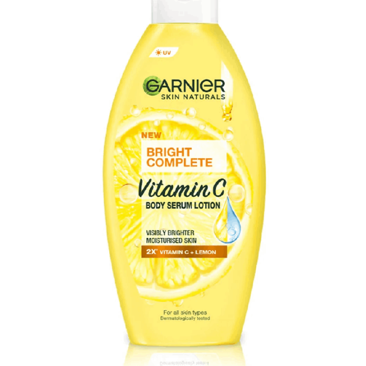 Garnier Extra Bright Complete Vitamin C UV Body Serum Lotion 400ml