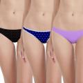 SASA Spicy Girl Low Waist Pure Cotton Panty Brief Underwear 3-Pack. 