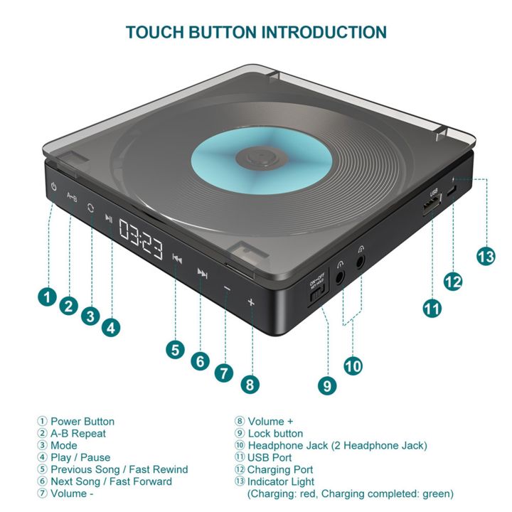 Compact%20Sports%20Portable%20CD%20Player%20Touch%20Button%20Rechargable%20Disc%20Player%20Reproductor%20CD%20Double%20Headphones%20CD%20Walkman%20-%20Image%203