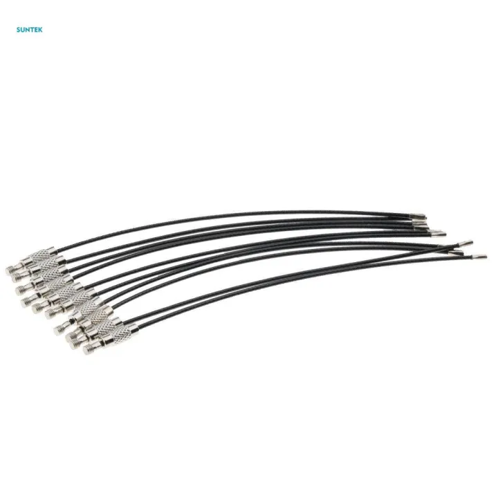 20Pcs%20Cable%20Wire%20Loop%20Luggage%20Tag%20Loops%20Stainless%20Steel%20Metal%20Wire%20Straps%20-%20Image%202
