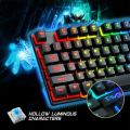 T-Wolf T17 Metal Mixed RGB Wired Gaming Mechanical Keyboard. 