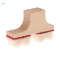 4xPiano Upright Treble Damper Heads Creased for Upright/Vertical Piano Repair. 