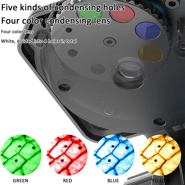 JDXHLAU%20Children's%20Microscope%20Set%20Toys%20HD%201200%20Times%20DIY%20Biological%20Experiment%20Magnifying%20Glass%20for%20Children%20Beginners%20Yellow%20-%20Image%209