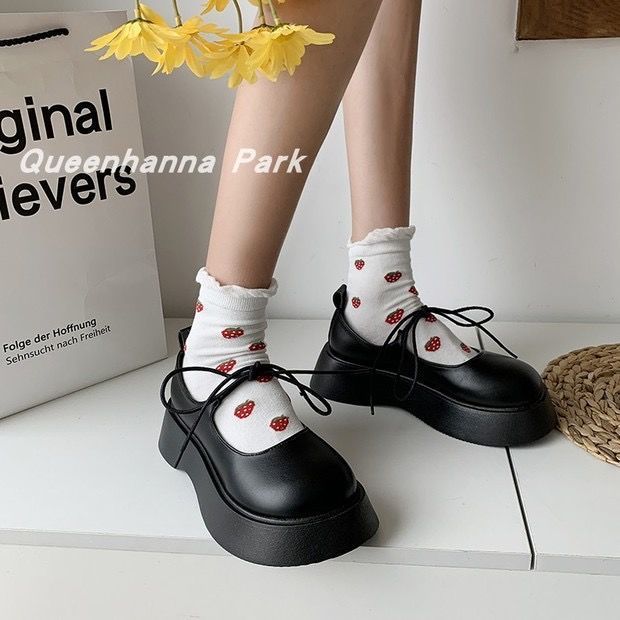 Women's%20Korean-Style%20Low-Cut%20Muffin%20Platform%20Lace%20up%20Mary%20Jane%20Shoes%20Retro%20British%20College%20Style%20Big%20Head%20Shoes%20Leather%20Shoes%20-%20Image%204