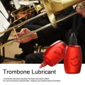【New release】Trombone Lubricants Caring Cream For Trombones 30ml Lubricants Slide Oil And Cleaning Kit For Musical Instrument Caring Easy. 