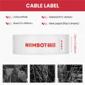 D11 Label Machine Sticker Cable Label Flag Pigtail Network Cable Label Paper Thermal, Waterproof Label, White. 