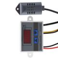 Durable XH-W3005 Digital Hygrometer 0~99%RH LCD Display Humidity Controller Humidistat Switch 12V Humidity Sensor Industrial Use. 