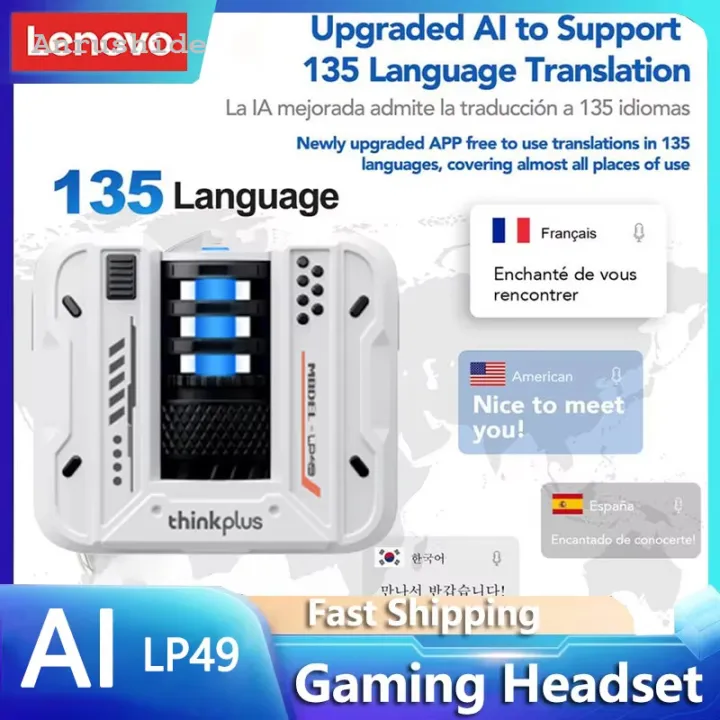 Lenovo%20LP49%20Wireless%20Bluetooth%20V5.4%20AI%20Translation%20Earphones%20Noise%20Fashion%20Reduction%20Music%20Headset%20Travel%20Real%20Time%20Translation%20Earbuds%20-%20Image%207