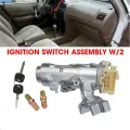 Replacement Accessories Ignition Switch Assembly W/2 Keys with Bracket for 1998 1999-2002 Toyota Corolla RAV4 45020-12-11 45250-38010. 