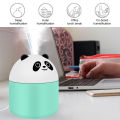 250ml Kawaii Panda Car Air Humidifier Aroma Perfume Diffuser With Ambient Light Mini Desktop Humidifier Interior Accessories. 