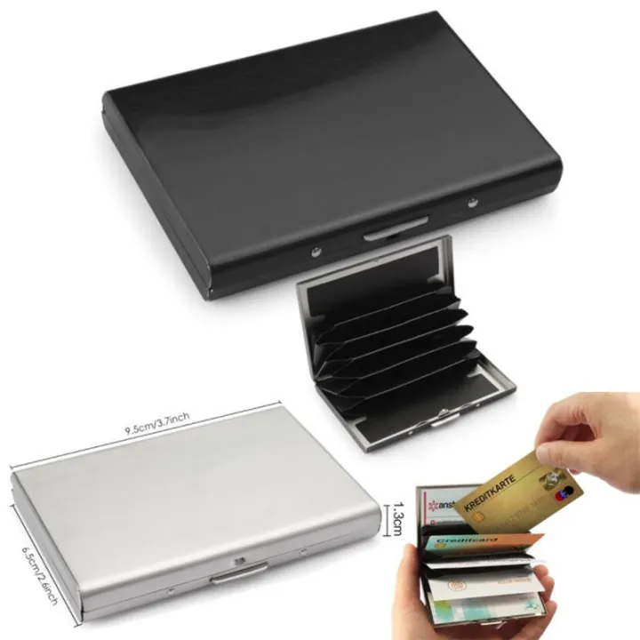 Stainless%20Steel%20Credit%20Card%20Holder%20Men%20Slim%20Anti%20Protect%20Travel%20ID%20Cardholder%20Women%20Rfid%20Wallet%20Metal%20Case%20Porte%20Carte%20-%20Image%205
