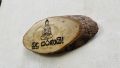 Budu saranai බුදු සරණයි Laser Engraved Wooden varnished board wall decoration. 
