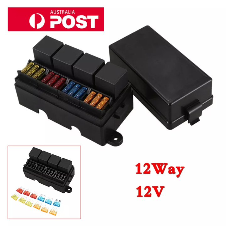 Box Fuse Block Holder Fuse Holder Blade Sockets for Circuit Protection ...