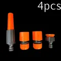4Pcs Water Spray Connector Washing Hose Pipe Tap Nozzle Garden Watering Gun Washer Cleaning Tool. 