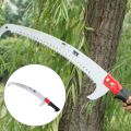 Double Side Pruning Saw Curved Blade Hand Saw | Professional Pruning Saw with Hook Rust Resistance Sharp Teeth Blades |With Rubber Grip Handle. 