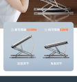 N8 Adjustable Laptop Stand Aluminum Double Foldable Notebook Holder. 