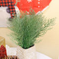 【Clearance sale】 10pcs Pine Needles Christmas Atmosphere Decoration Greenery Decoration Christmas Accessories Artificial PE Pine Branches. 