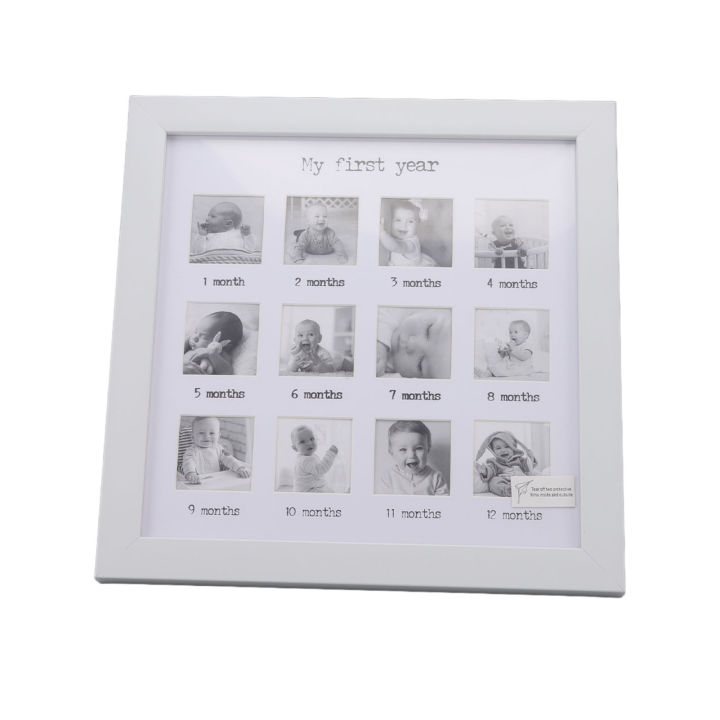 Baby First Year Picture Frame Newborn Baby s First Year 12 Month