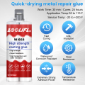 LOOLIFL High Strength Metal Repair Paste Industrial Casting Glue Weld Adhesive Metal Bonding Compound Multi-Purpose Repair Agent. 