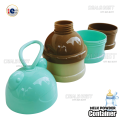 Baby Milk Powder Container 3 Layer BPA Free 3 Separate Layers Storage for Different Items Portable Baby Food & Milk Powder Container. 