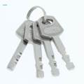 Metal Padlock Lock Security Padlock Long Short Shackle, Anti-Rust 70x115mm. 