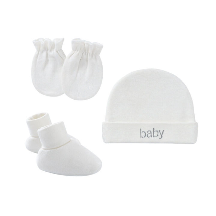 3Pcs/Set%20Newborn%20Hat%20Gloves%20Socks%20Set%20For%20Baby%20Boy%20Girl%20Cotton%20Cap%20Beanie%20Soft%20Infant%20Nightcap%20-%20Image%206