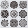 Large Wall Stencil for Painting, 12Inch Large Mandala Stencil for Painting. 
