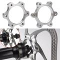 Bicycle Freewheel Threaded Hubs Disk Disc Brake Rotor 6Bolt Flange Adapter. 