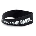 Rubber Wristband,Bracelet,Handband for Men and Boys - Black. 