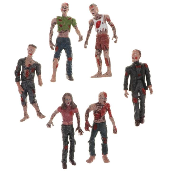 6Pcs Walking Corpses Action Figures with Detachable Body and Arm | Daraz.lk