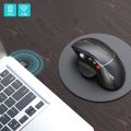 Wireless Vertical Mouse 2.4G Ergonomic Vertical Gaming Mouse 6-Button Design Aluminum Alloy Side Scroll Wheel Anti-Mouse Hand 10m Wireless Reception. 