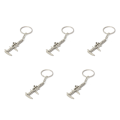 5X Useful Mini Vernier Caliper Tool Pendant Slider Slides Keyring Key Chain 10CM. 