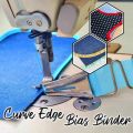 5 Sizes Overlock Binding of Curve Edge Folder Bias Binder Foot Sew Feet Machine Sewing Tools Accessory Housewear FurnishingsHats & Caps. 