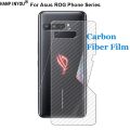 For Asus ROG Phone 7 6 6D 5 5s Ultimate 3 Strix 3D Anti-fingerprint Carbon Fiber Back Skin Film Sticker Screen Protector. 